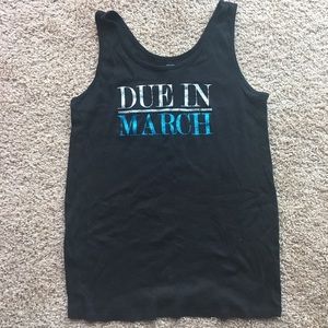 Due in March Maternity Tank Top